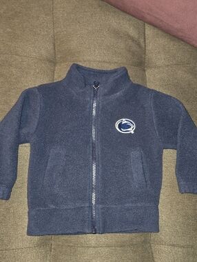 Baby Penn State Navy Full-Zip Fleece Jacket